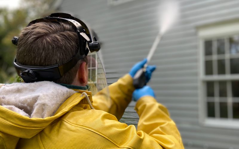 House siding washing